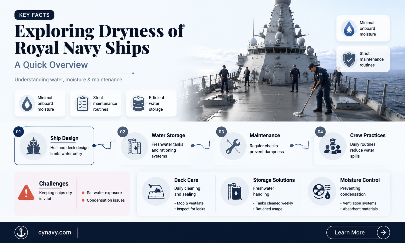 are royal navy ships dry