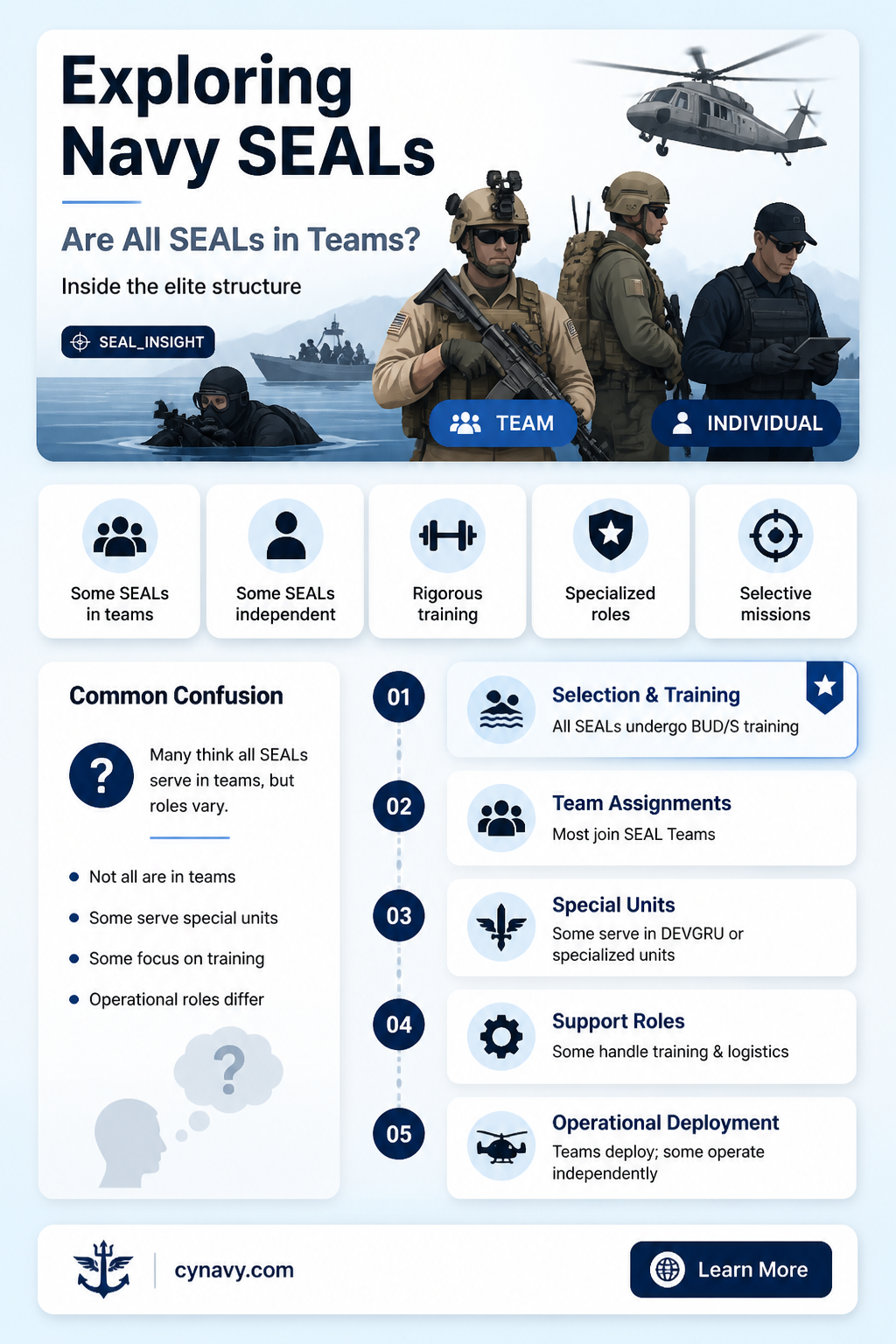 are all navy seals on a seal team