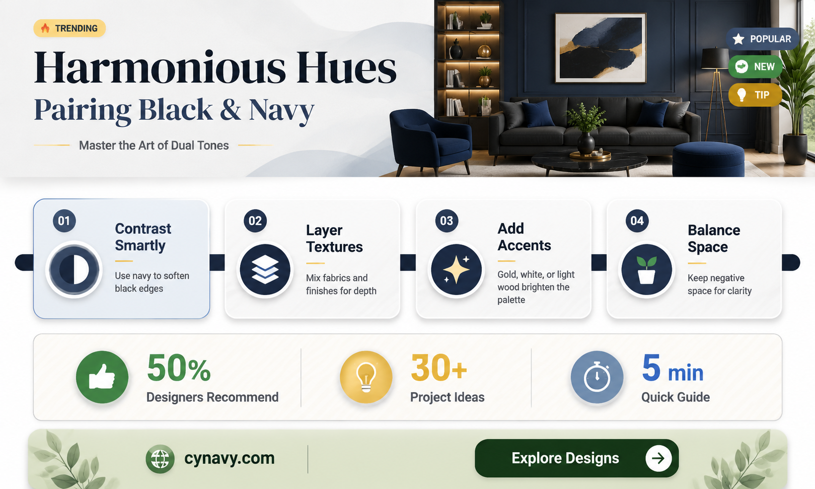 can black and navy blue match