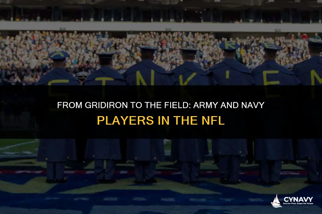 has an army and navy player made to thr nfl
