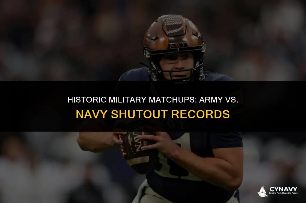 has army ever shut out navy