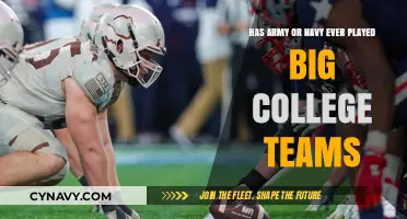 Historic Matchups: Army and Navy vs. Top College Teams