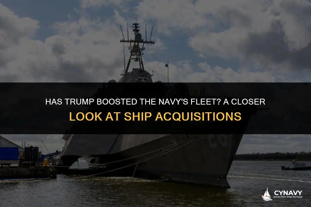 has trump bought more navy ships