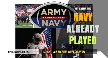 Historic Showdown: Army vs. Navy - Have They Already Played?