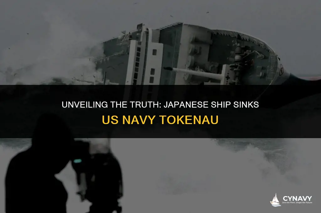 how 2 japanese ship sinks us navy tokenau