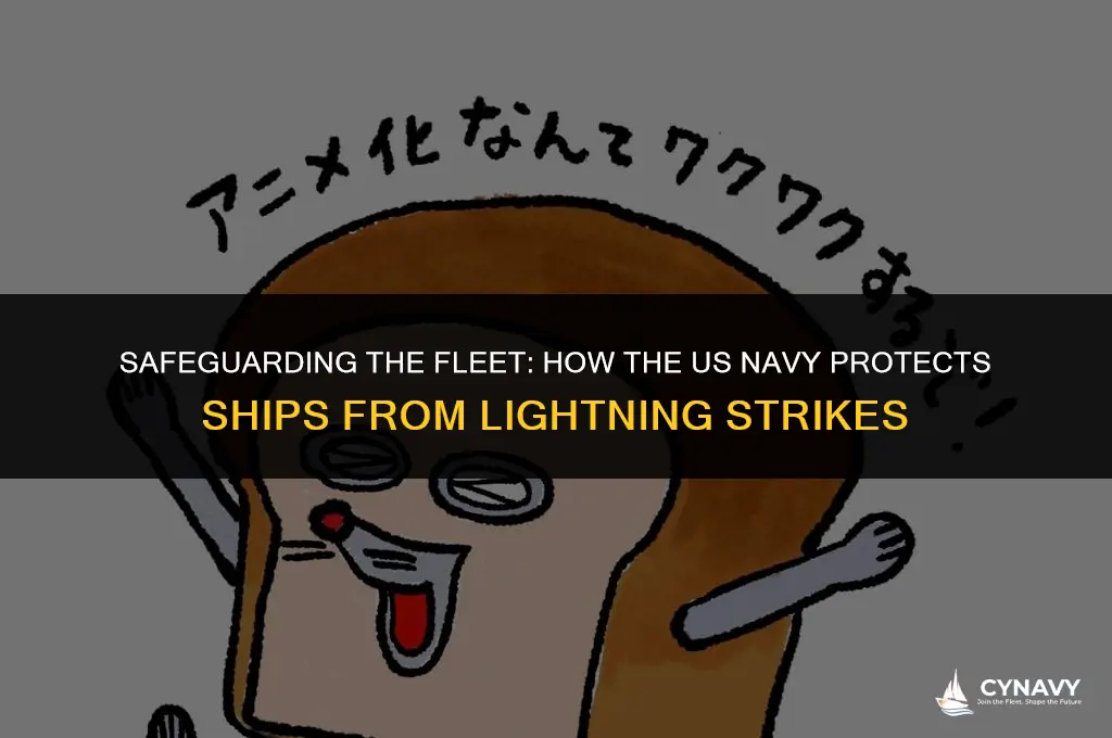 how are us navy ships grounded from lightening