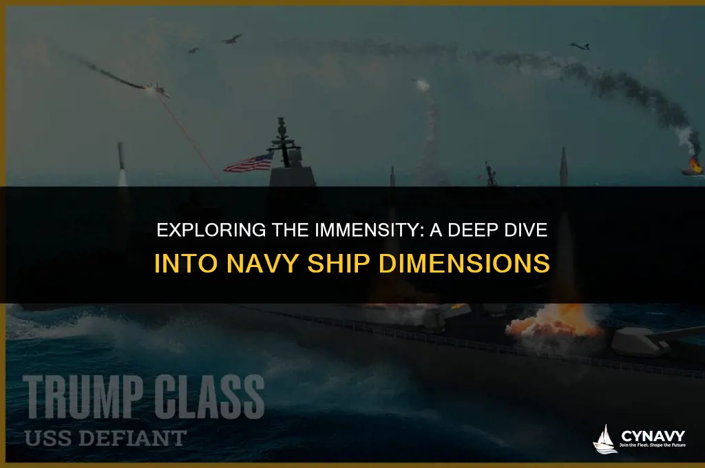 how big are navy ships