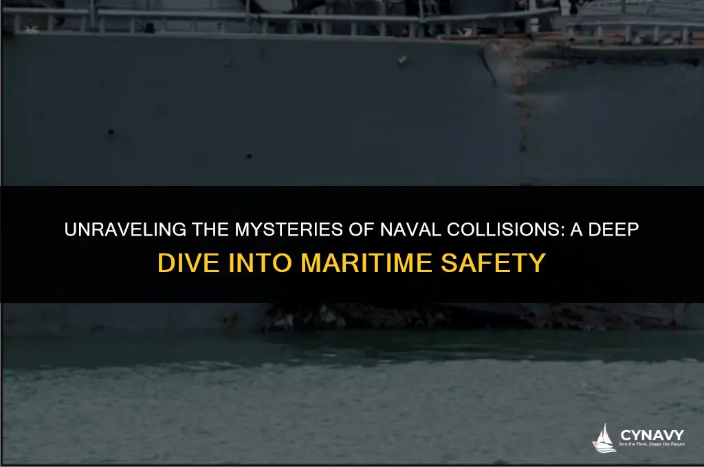 how can a us navy ship collide with a tanker