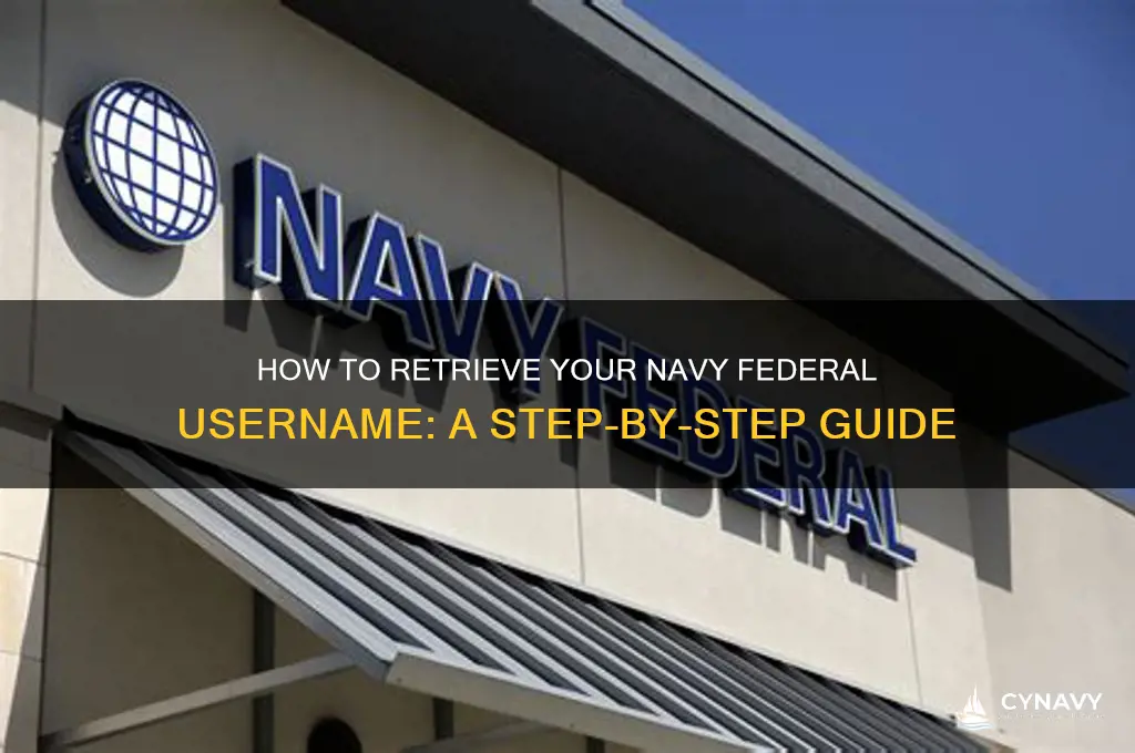 how can i get my user name navy federal