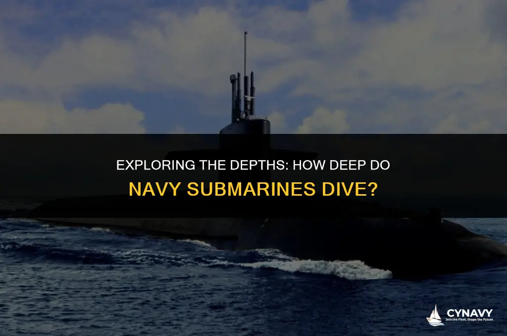 how deep do navy submarines go
