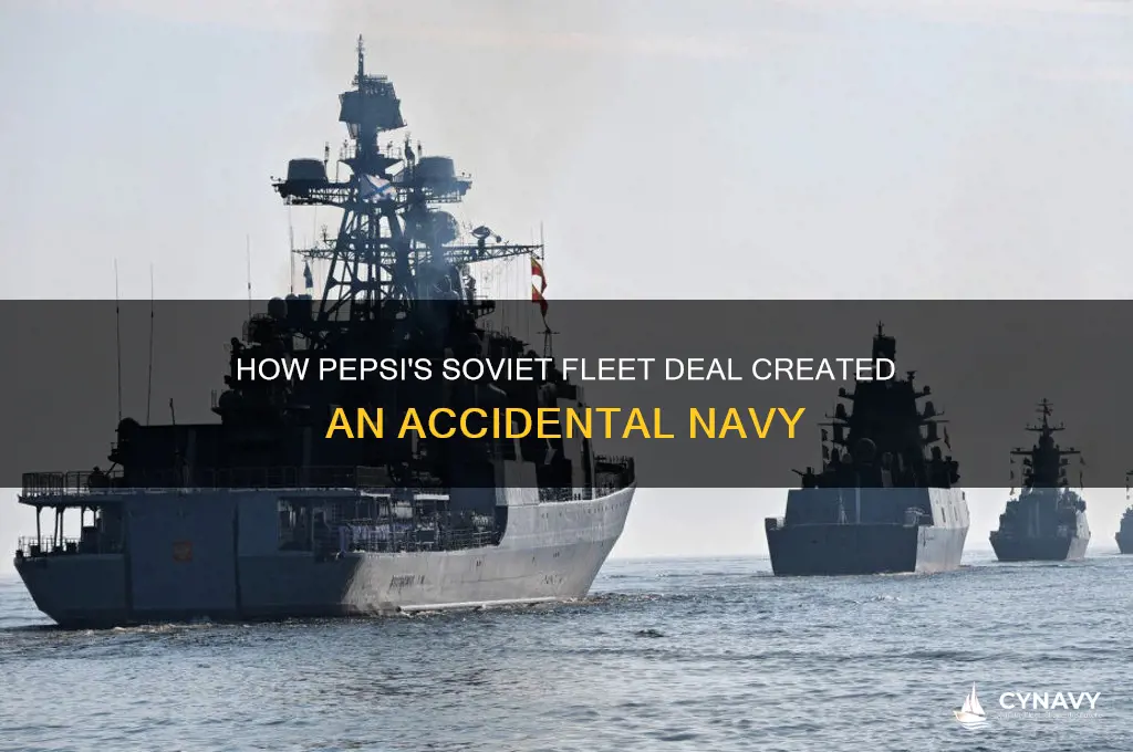 how did pepsi get a navy