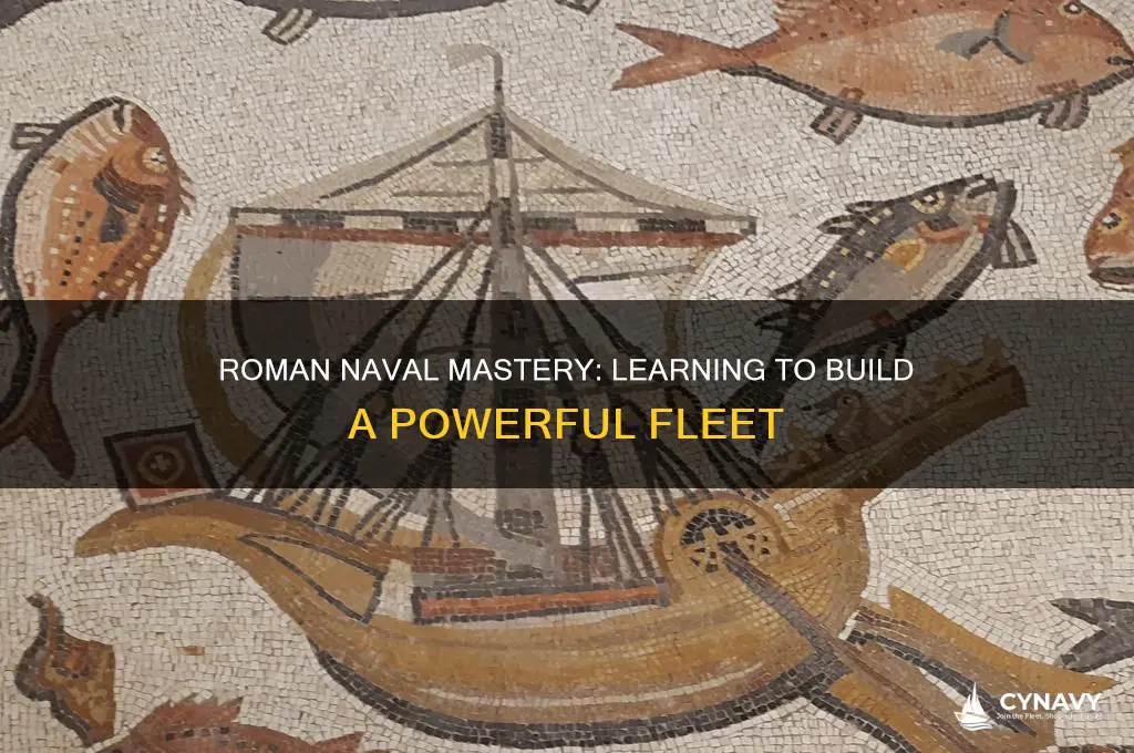 how did the romans learn about getting a strong navy