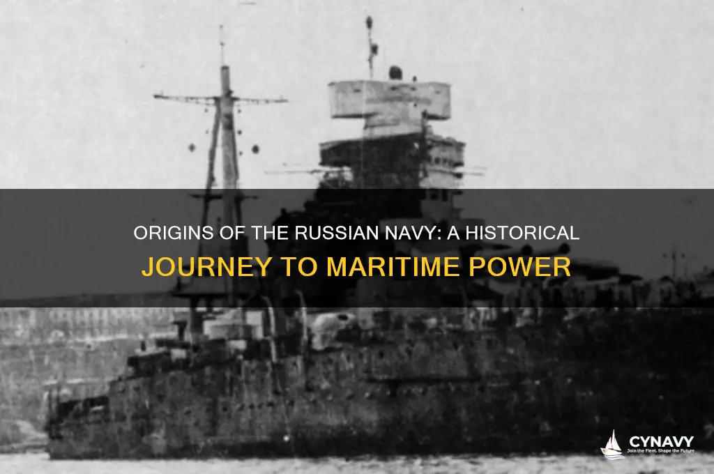 how did the russian navy get created