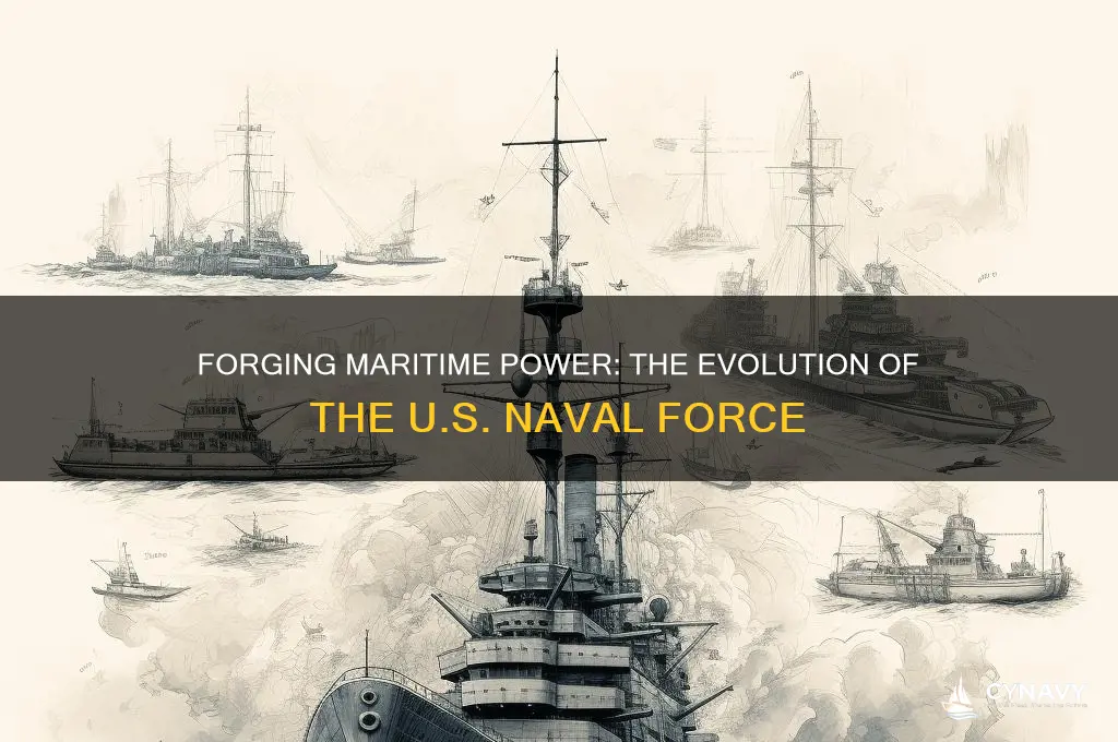 how did the united states build its naval force