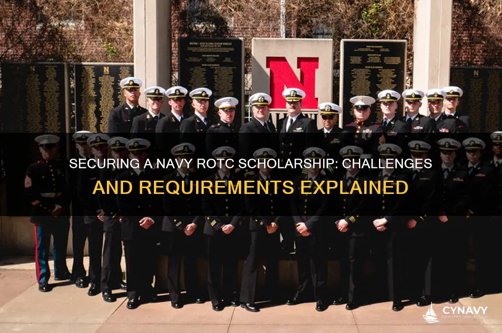 how difficult is it to get a navy rotc scholarship