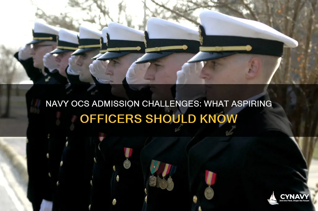 how difficult is it to get into navy ocs