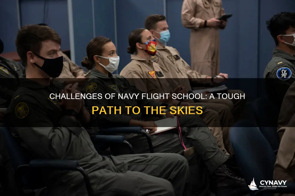how difficult to get into flight school navy