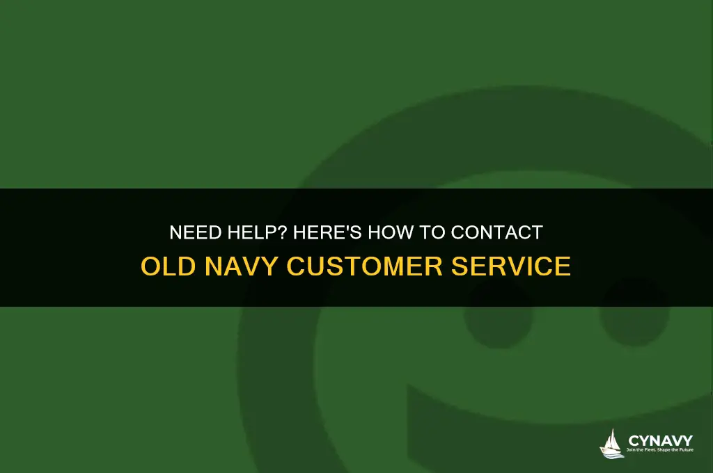 how do i contact old navy customer service
