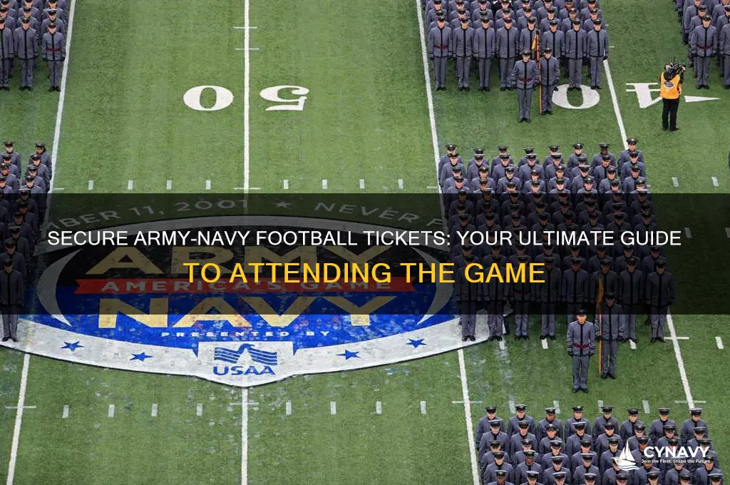 how do i get army navy football tickets