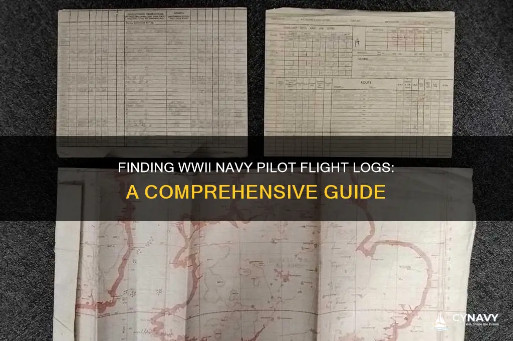 how do i get flight log for ww2 navy pilot