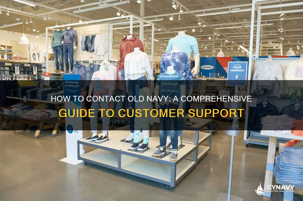 how do i get in touch with old navy
