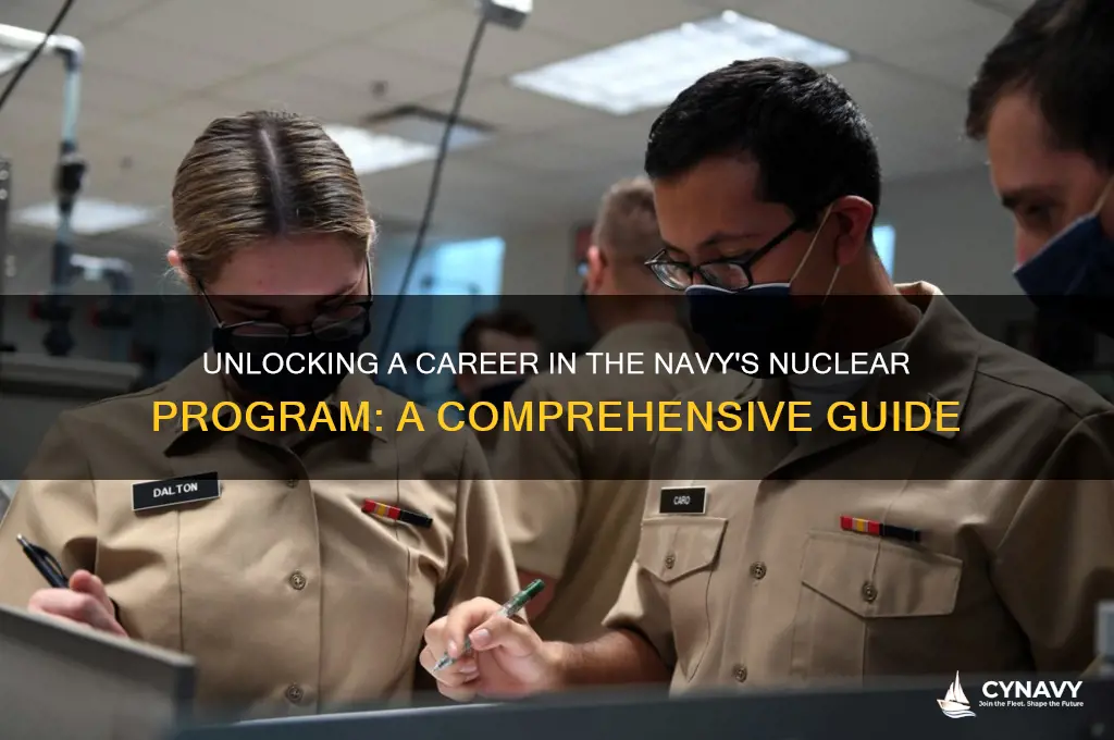 how do i get into navy nuclear program
