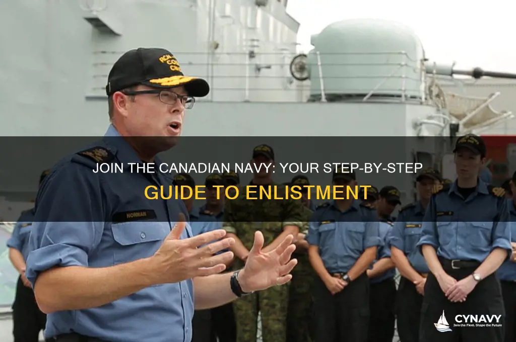 how do i get into the canadian navy