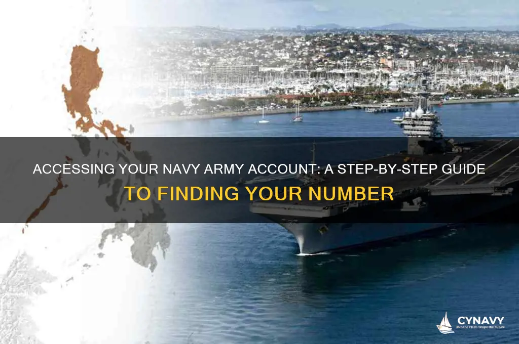 how do i get my access number for navy army