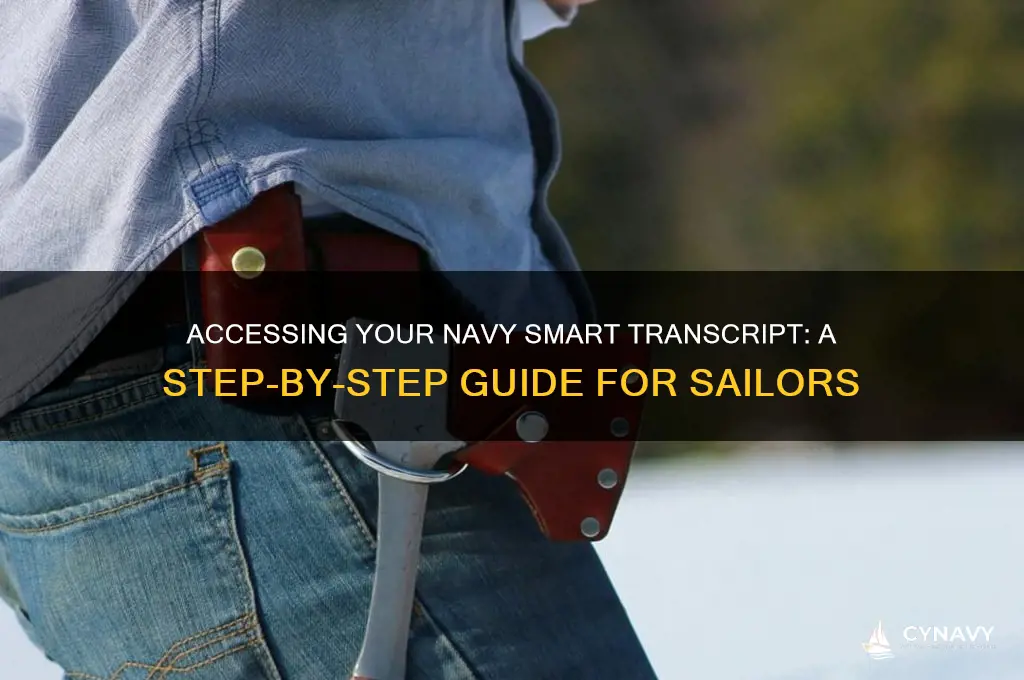 how do i get my navy smart transcript