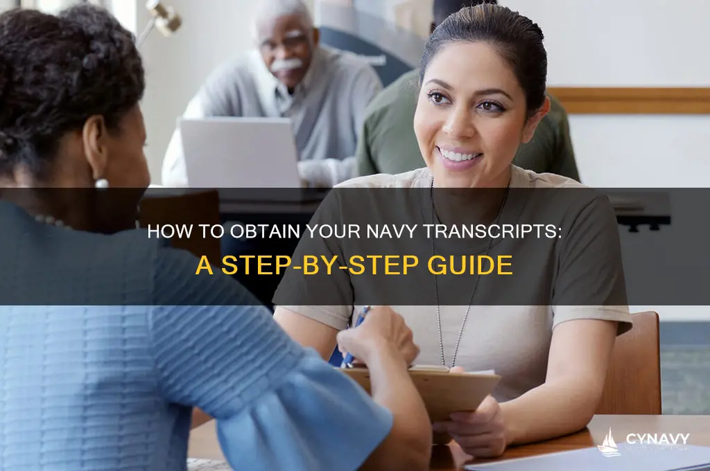 how do i get my navy transcripts