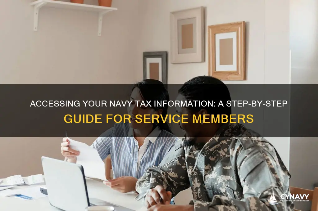how do i get my tax information from the navy