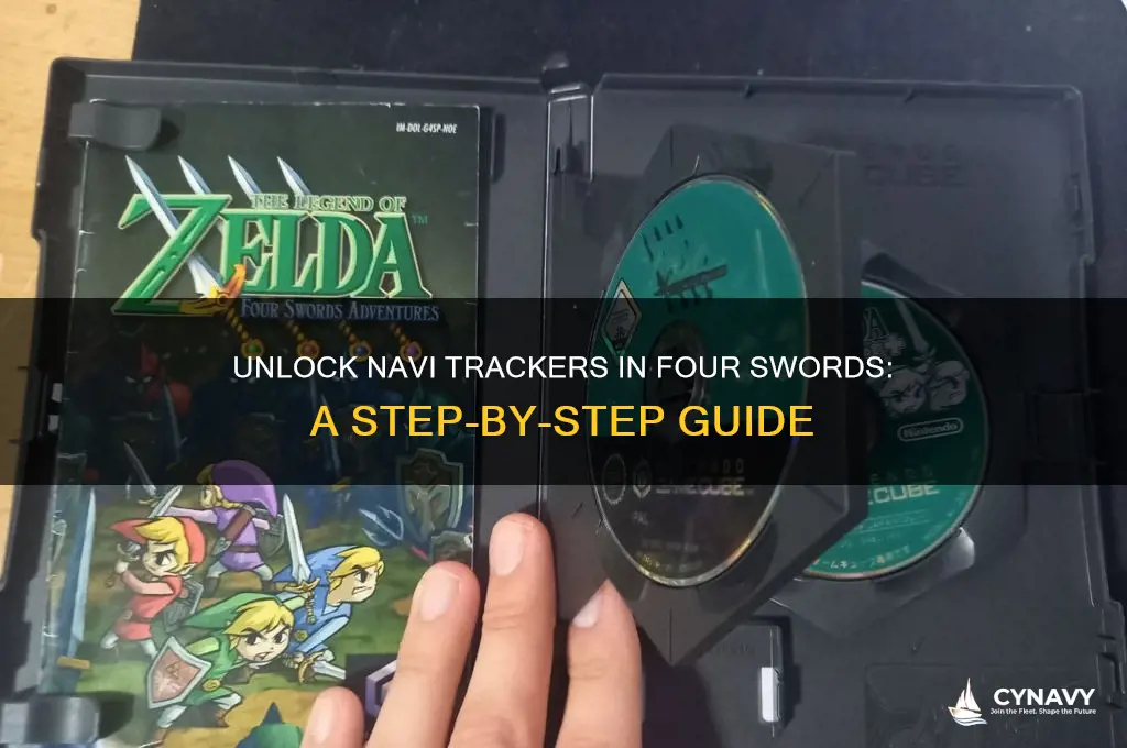 how do i get navi trackers on four swords
