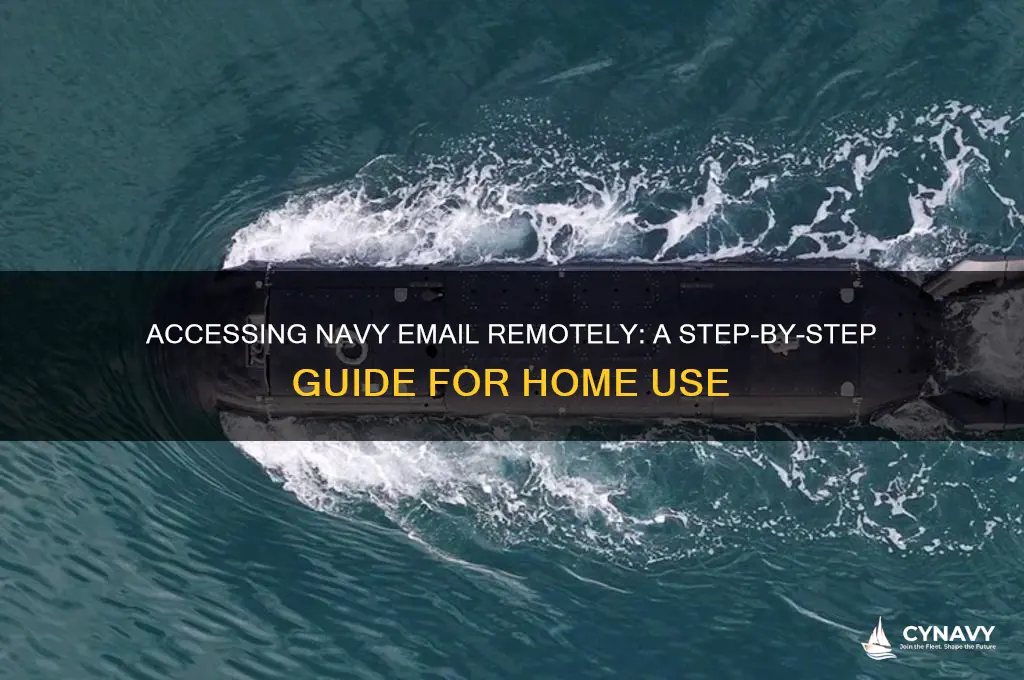 how do i get on navy email from home