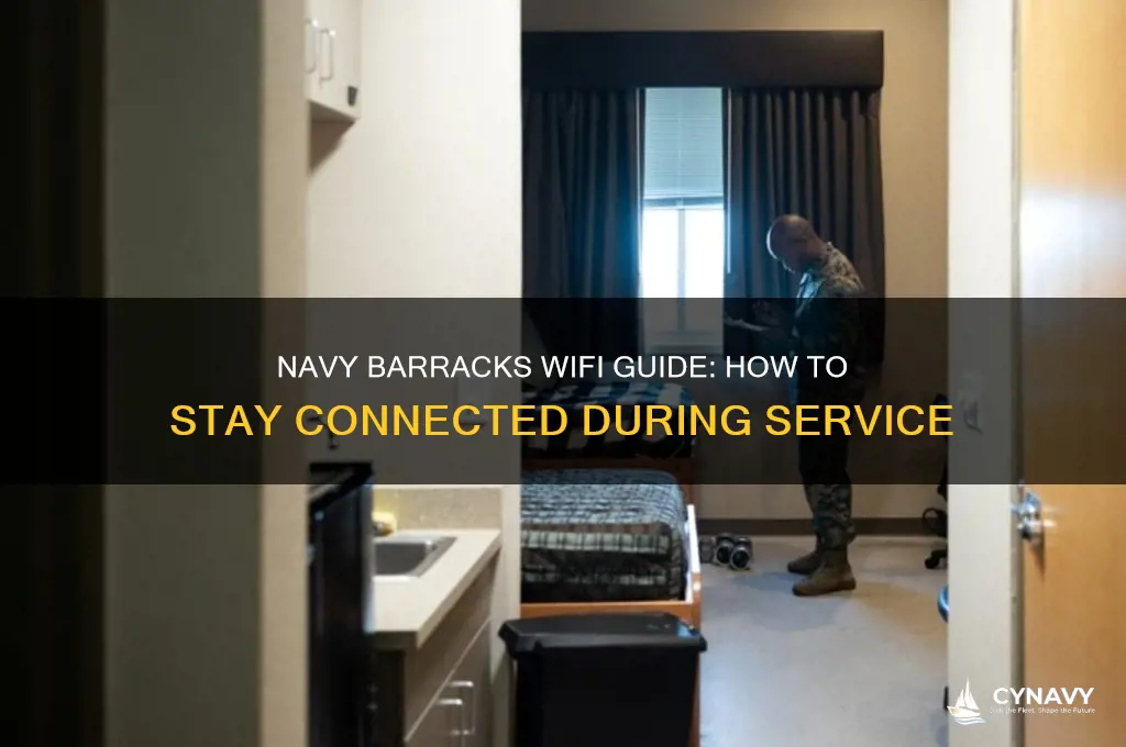 how do i get wifi in barracks navy