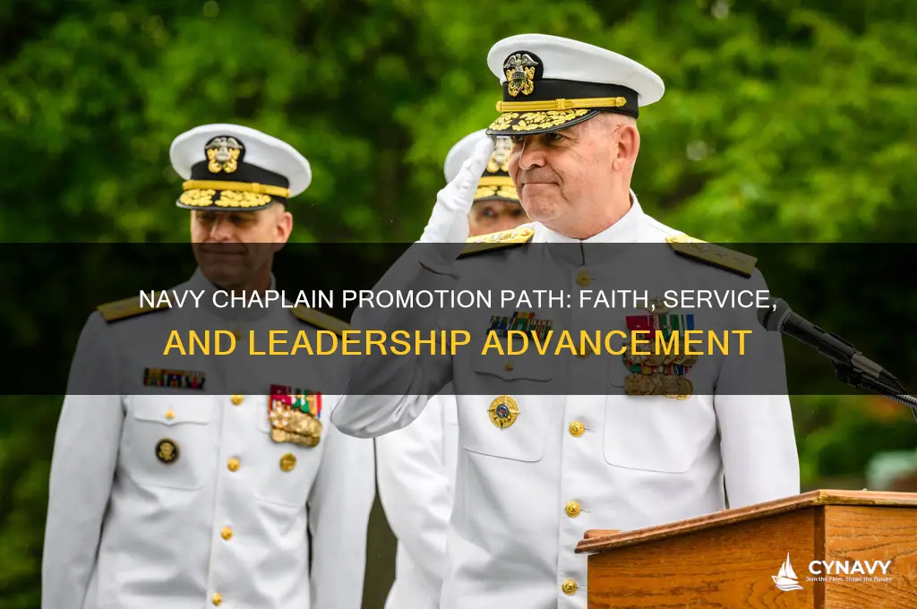 how do navy chaplains get promote