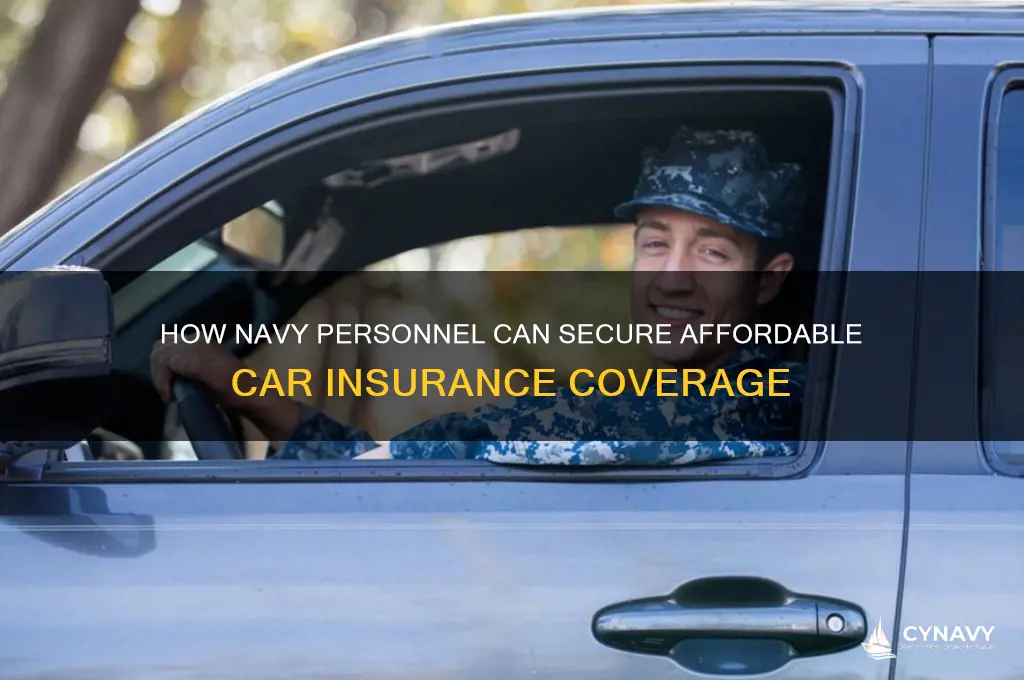 how do navy get car insurance