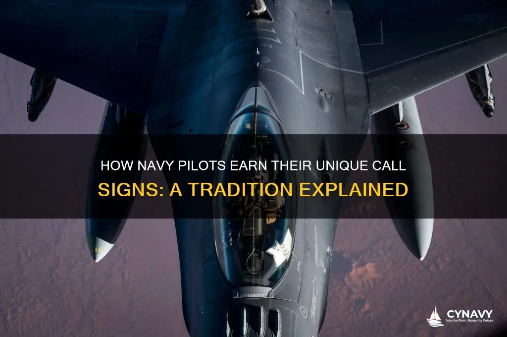 how do navy pilots get their call names