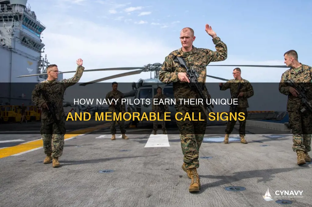 how do navy pilots get their nicknames