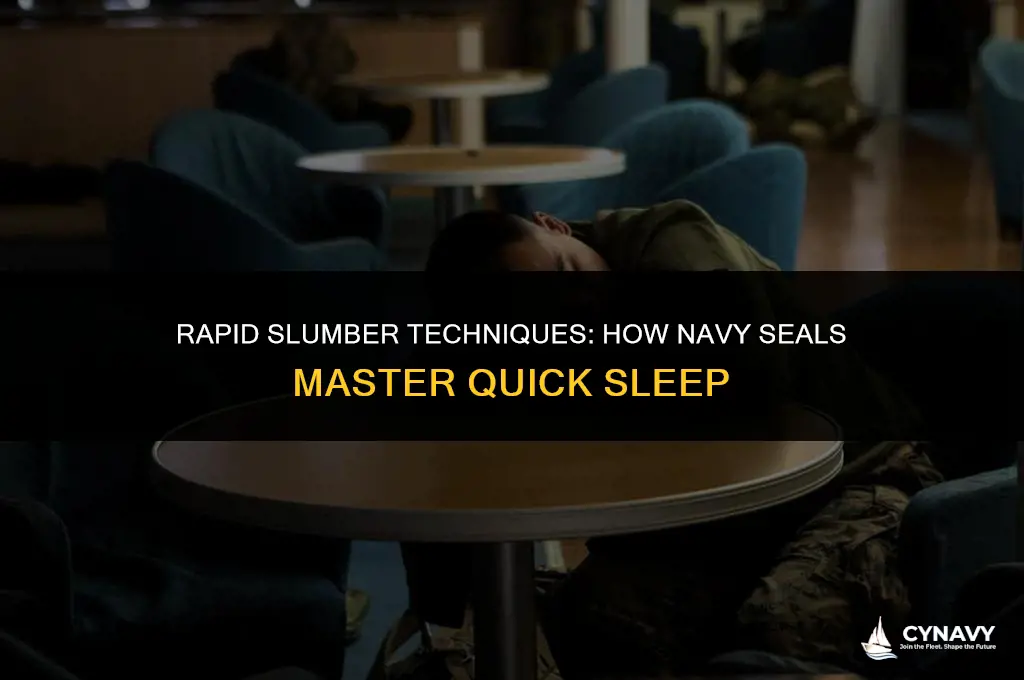 how do navy seals fall asleep fast