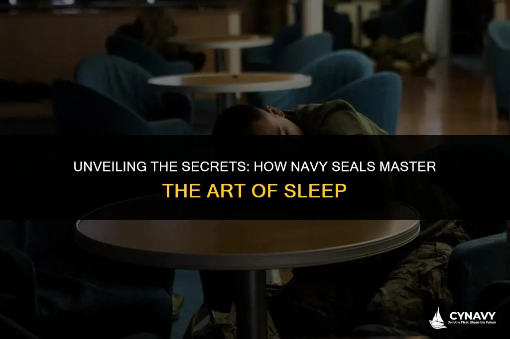 how do navy seals go to sleep