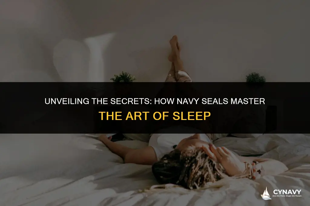 how do navy seals sleep