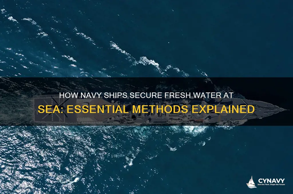 how do navy ships get fresh water