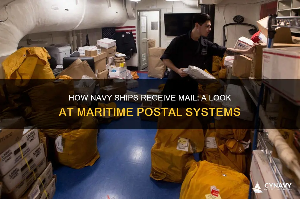 how do navy ships get mail