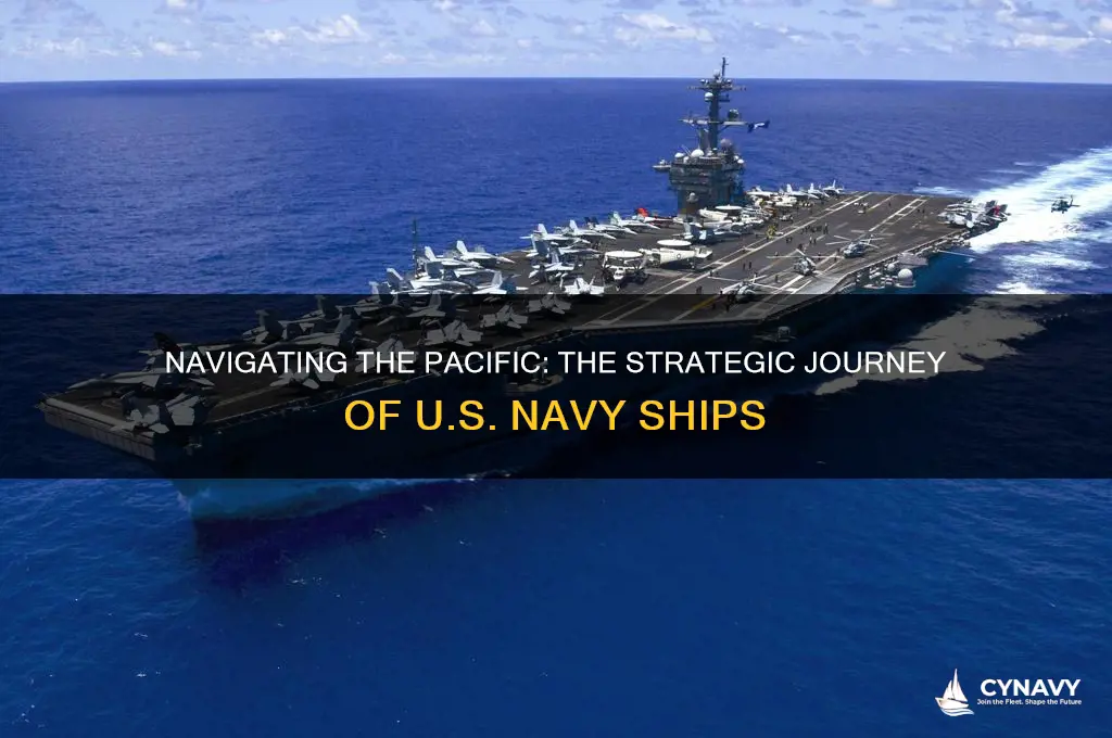 how do us navy ship get to the pacific