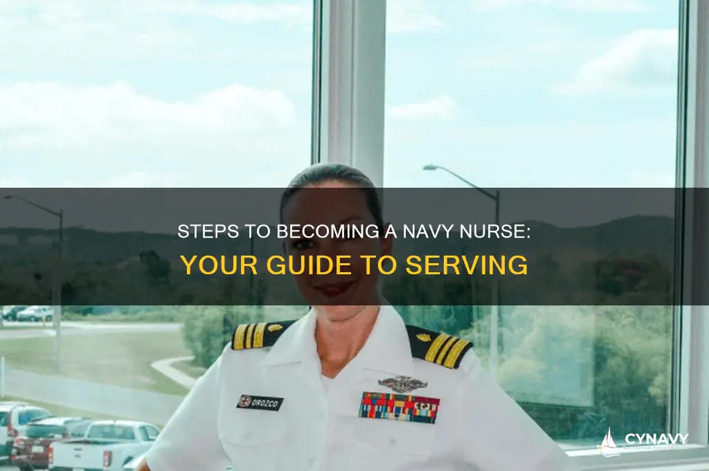 how do you become a nurse in the navy