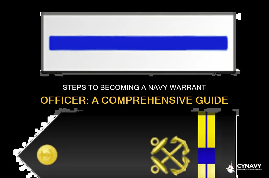 how do you become a warrant officer in the navy