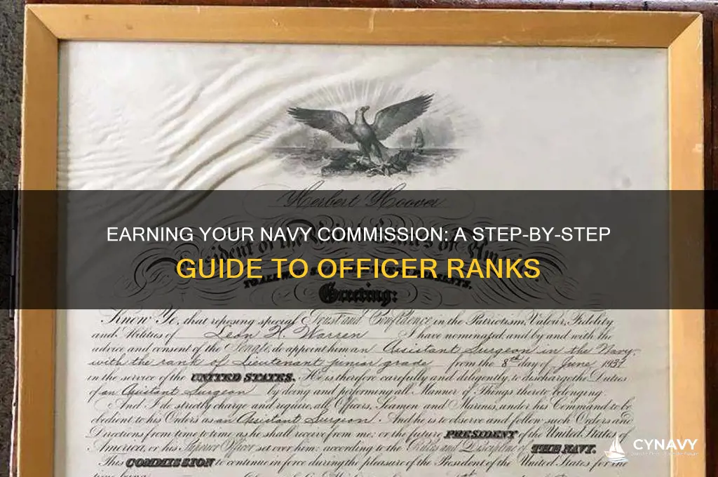 how do you get a commission in the navy