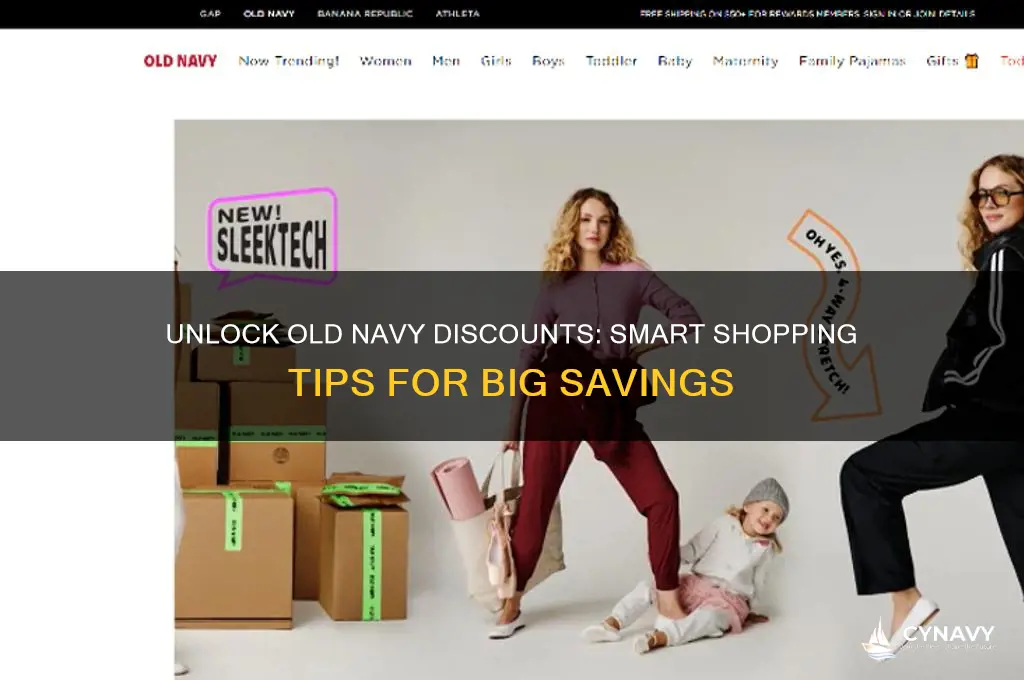 how do you get a discount at old navy