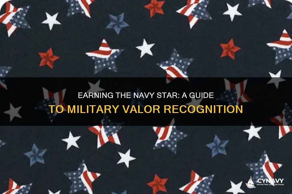 how do you get a navy star
