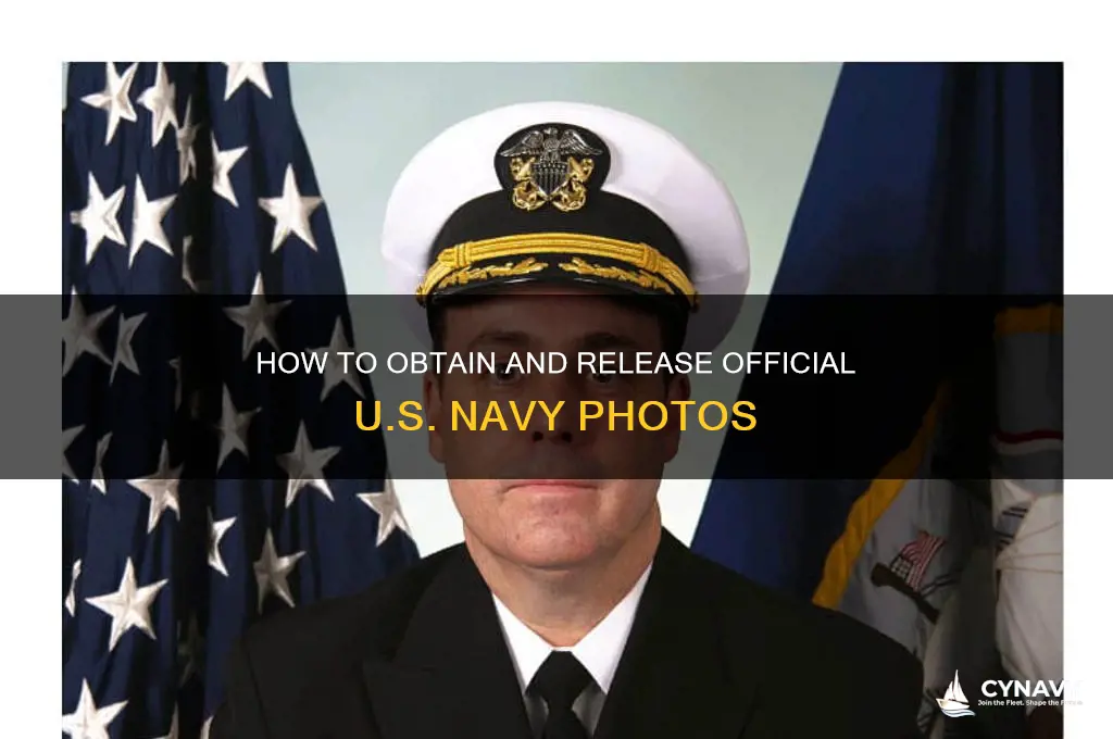 how do you get an official navy photo released